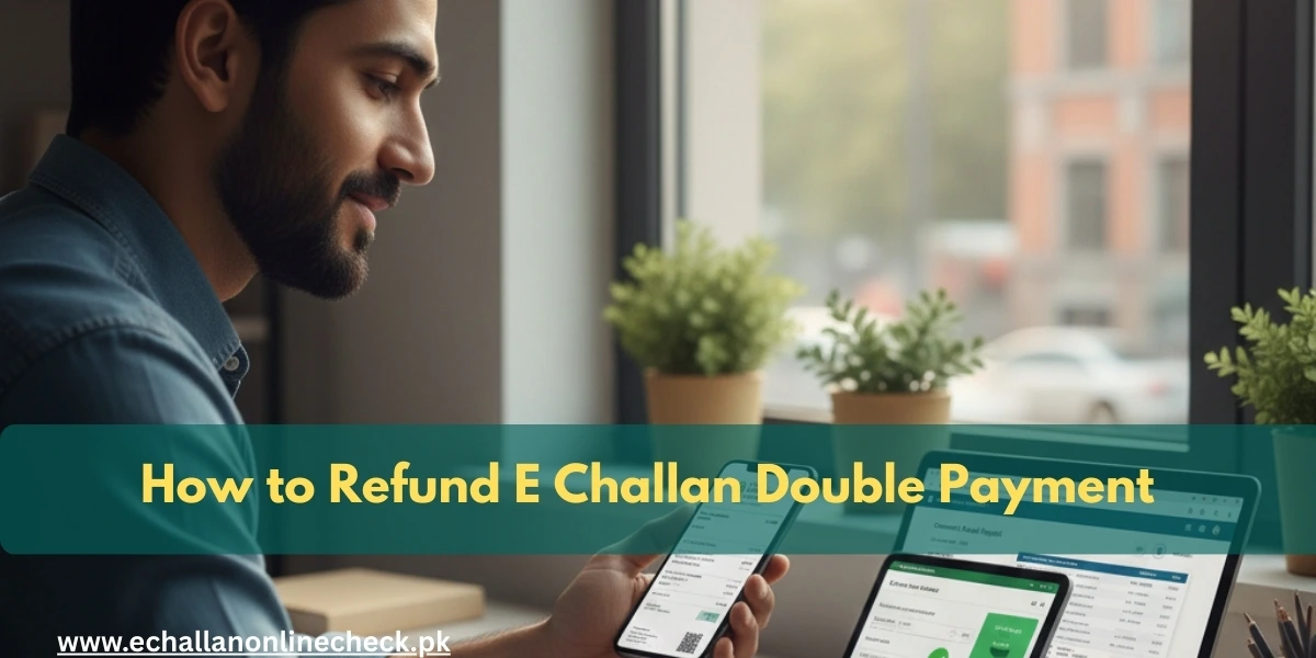 How to claim E Challan double payment