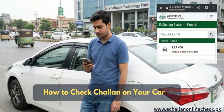 How to check Challan on Car
