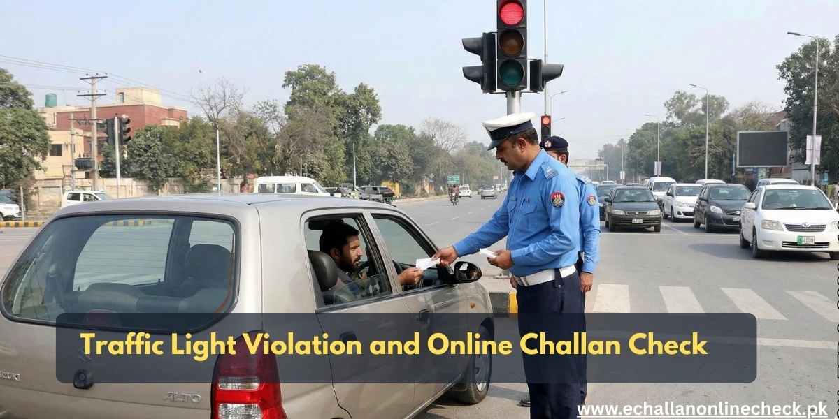 Traffic Light Violation and Online Challan check
