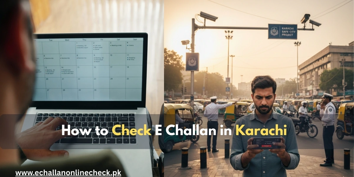 how to check Karachi E Challan in 2026